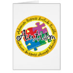 Autism Puzzle Ring Greeting Cards