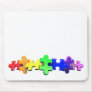 Autism Puzzle Strip Mouse Mats