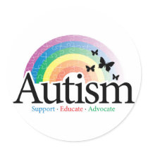 Autism Rainbow Sticker