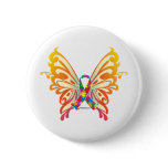 Autism Ribbon Butterfly Pins