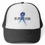 Autism Ribbon Survivor Trucker Hat