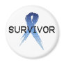 Autism Ribbon Survivor Fridge Magnets