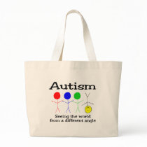 Autism Seeing The World From A Different Angle Canvas Bag