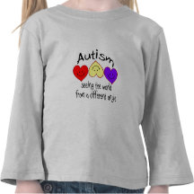Autism, Seeing The World From A Different Angle T Shirt