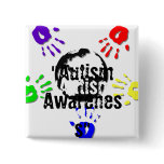 Autism Square Button