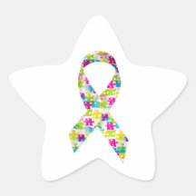 Autism Star Stickers