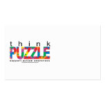 Autism Think PUZZLE business cards