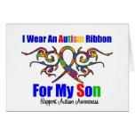 Autism Tribal Ribbon Son