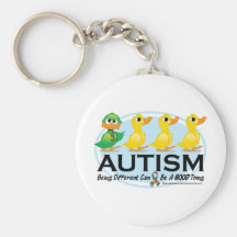 Autism Ugly Duckling Key Chains