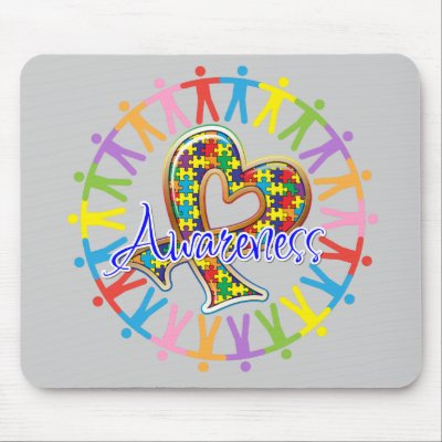 Autism Unite in Awareness Mouse Pads by giftsforawareness
