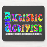 Autistic Activist (Colour) Mousepad