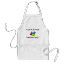 Autistic By Day Super Hero By Night Aprons