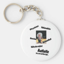 Autistic Einstien Key Chains