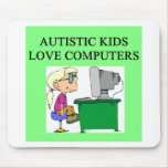 autistic kids love computers mouse pad