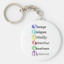 Autistic Traits Key Chains