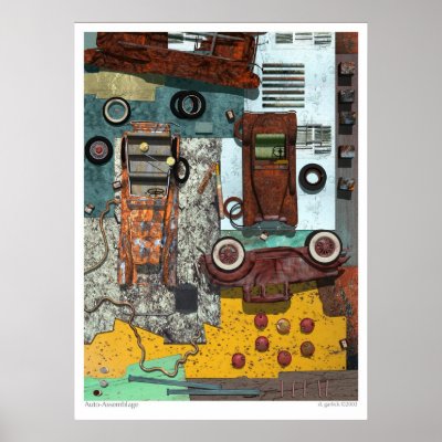 Auto-Assemblage Print by Dave_Garlick