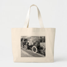 Auto Assembly Line, 1920s Canvas Bag