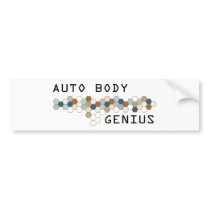 Auto Body Genius Bumper Sticker