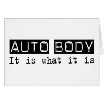 Auto Body It Is Card