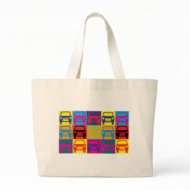 Auto Body Pop Art Tote Bag