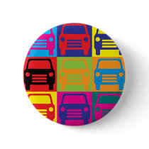Auto Body Pop Art Buttons