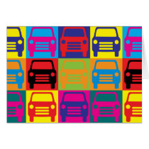 Auto Body Pop Art Card
