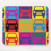 Auto Body Pop Art Mouse Pad