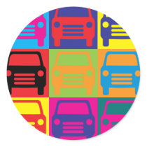 Auto Body Pop Art Sticker