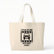 Auto Body Stunts Tote Bags