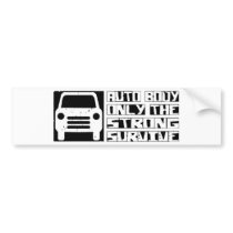 Auto Body Survive Bumper Sticker