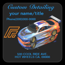 Auto Detailing Stickers stickers