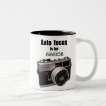 Auto Focus is for sissies mug