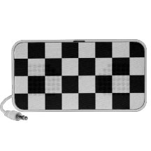 Auto Racing Speakers on Auto Racing Chequered Chequered Flag Travel Speakers
