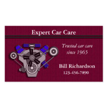 Auto Repair Shop Business Card