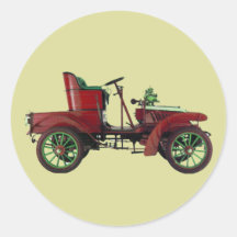 AUTO -RESTORATION , AUTOMOTIVE ROUND STICKERS