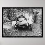 Auto Stuck in a Ditch in New York 1909 posters