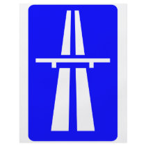 Autobahn Sign Flyer Design