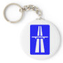 Autobahn Sign Keychain