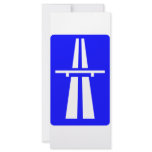 Autobahn Sign Rack Card