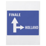 Autobahnschild Finale Holland flyers