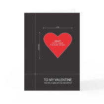 AutoCAD Red Heart Valentine Card