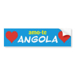 autocolante amo-te angola azul bumper stickers