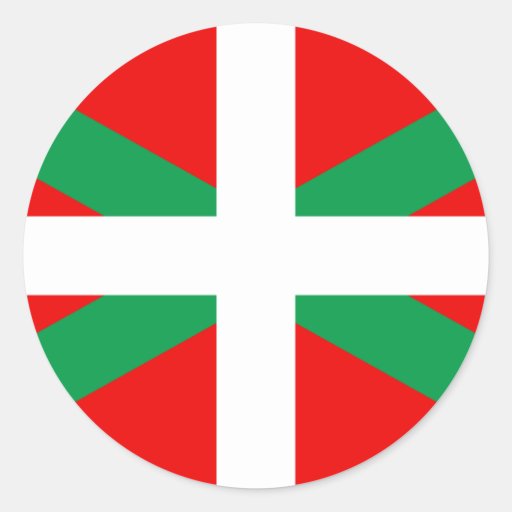 Autocollant avec Drapeau Basque "Ikkurina"