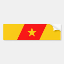 Autocollant "Drapeau de la région Amhara" Autocollants Pour Voiture