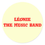 autocollant Léønie the music band stickers