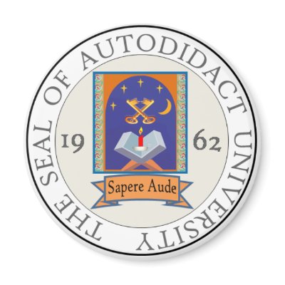 Autodidact University Seal Refrigerator Magnets by AeolianSolo