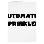 Automatic Sprinkler Card