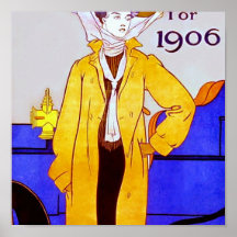 Automobile Calendar for 1906 ~ Vintage Advertising Print