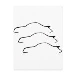 automobile icon post cards