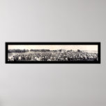 Automobile Panorama Photo 1909 Poster